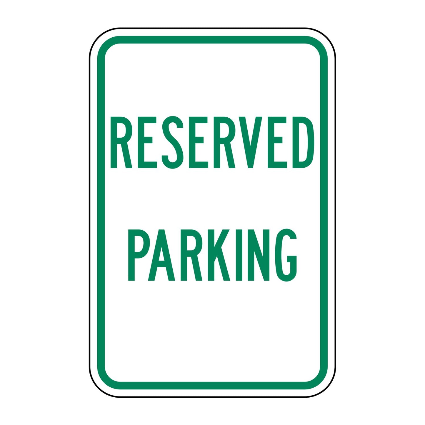 Reserved Parking Sign R7-326