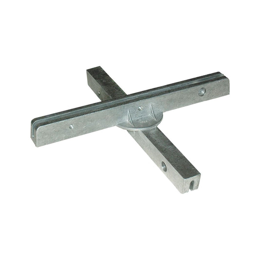 Crosspiece Street Name Sign Bracket - flat blade, 12 in Jumbo
