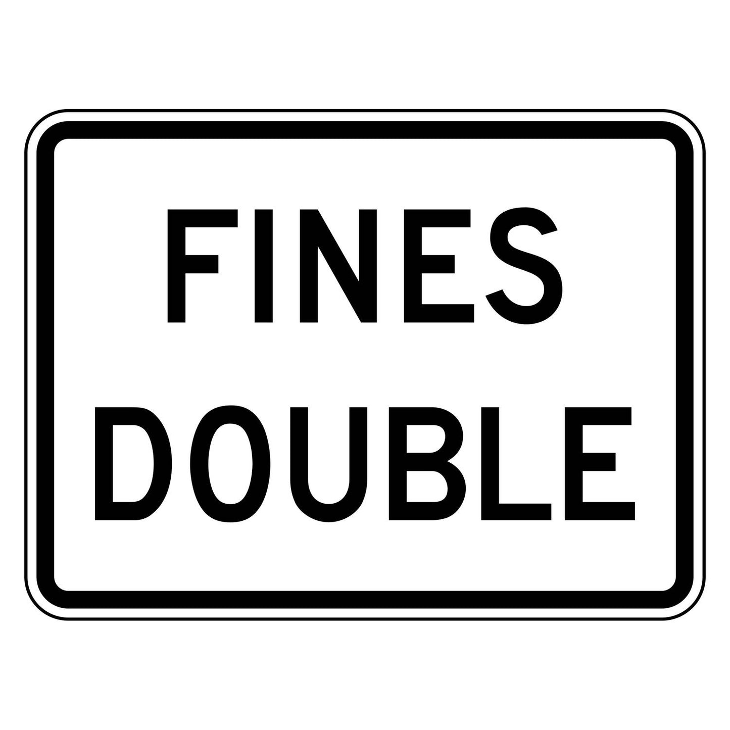 Fines Double Plaque R2-6aP