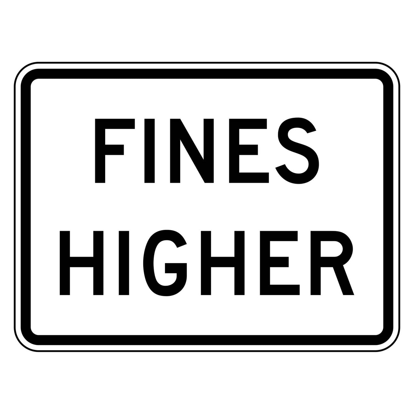 Fines Higher Plaque R2-6P