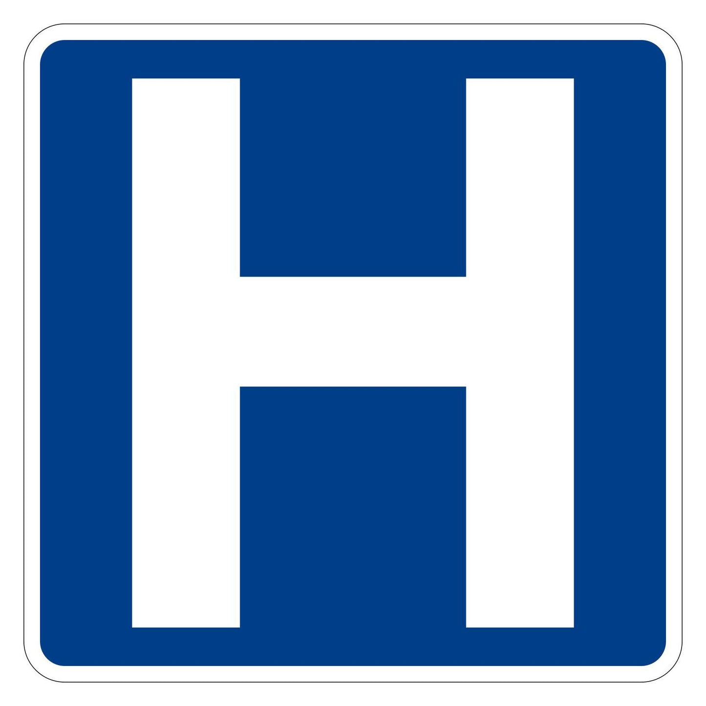 Hospital Symbol Sign D9-2