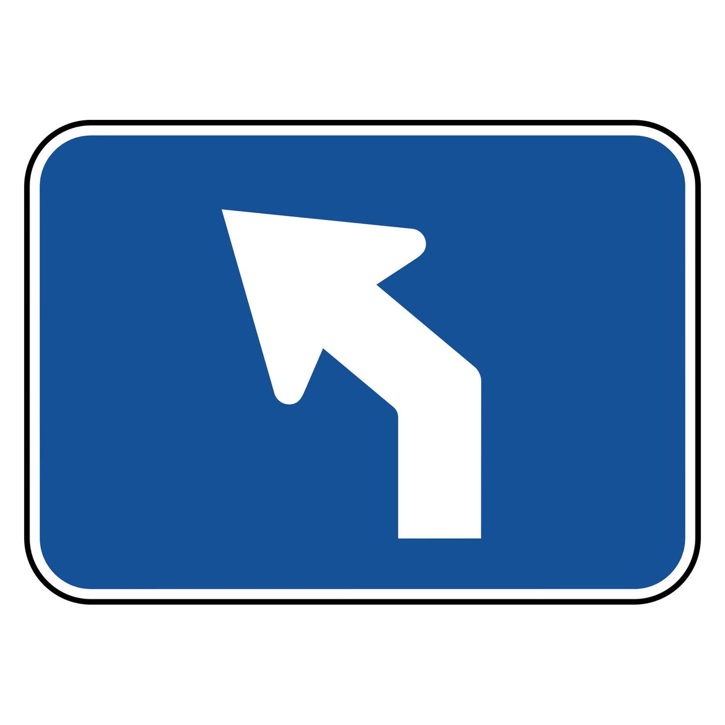 Interstate Advance 45 Degree Left Arrow Plaque M5-2L