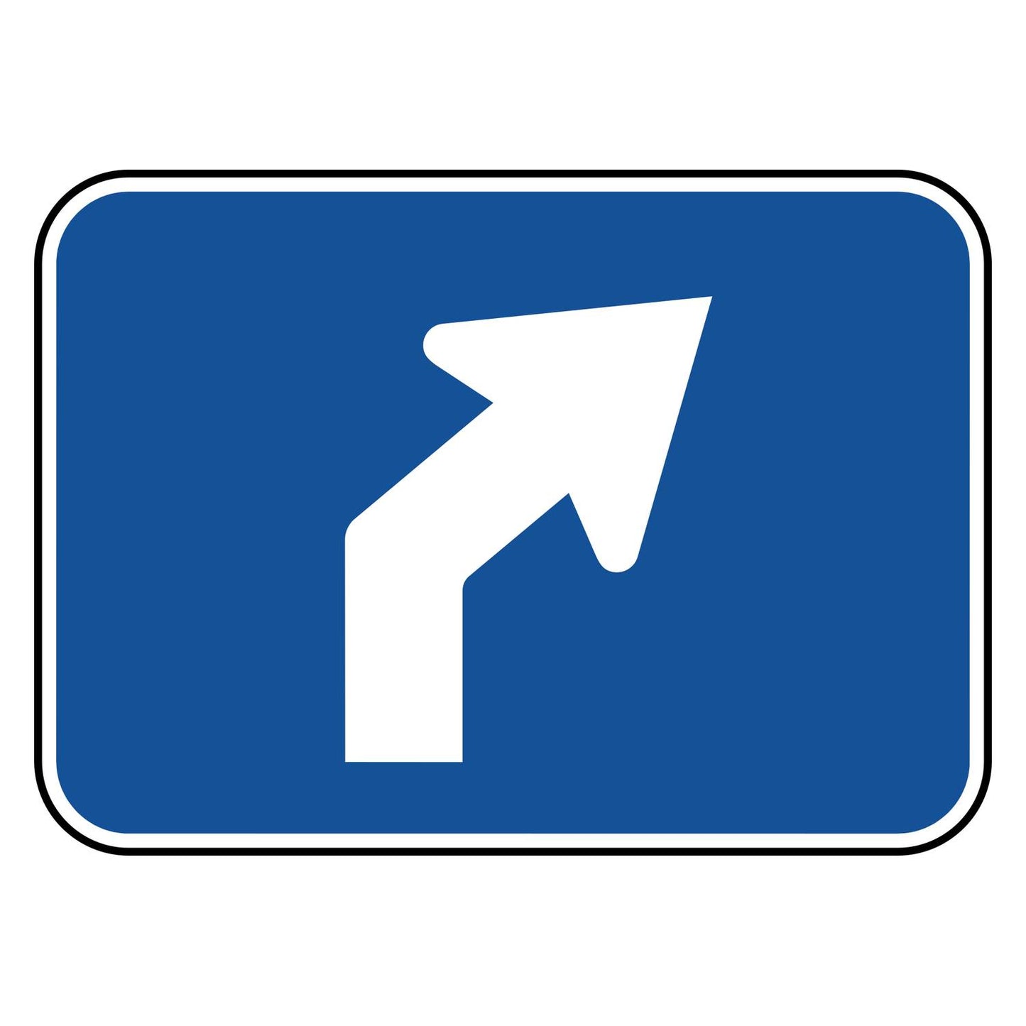 Interstate Advance 45 Degree Right Arrow Plaque M5-2R