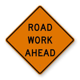 Road Work Ahead Sign W20-1