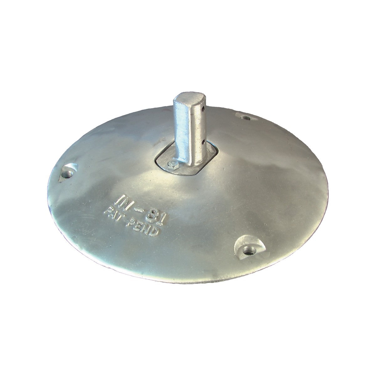 15 in aluminum surface mount breakaway base with stub