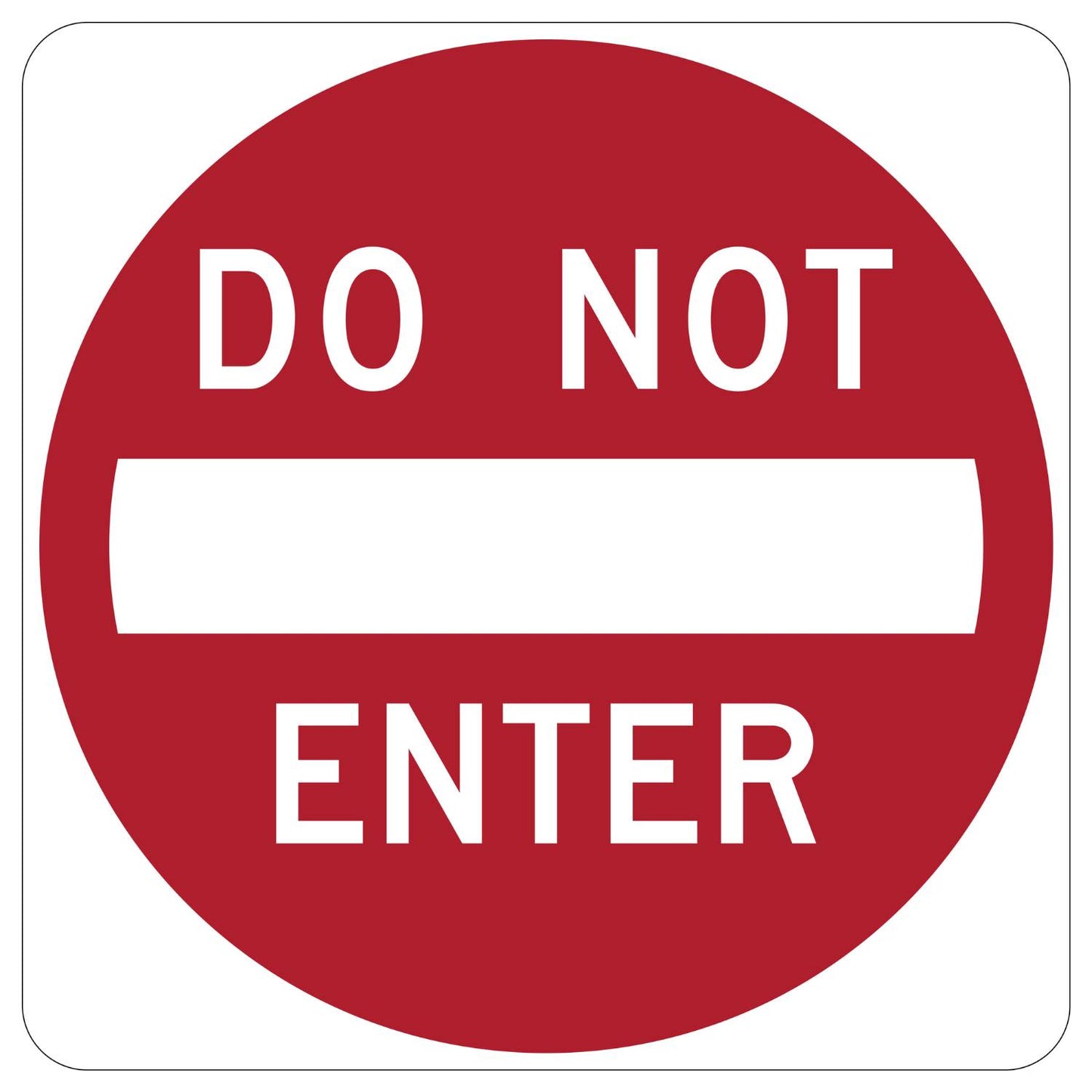Do Not Enter Sign R5-1