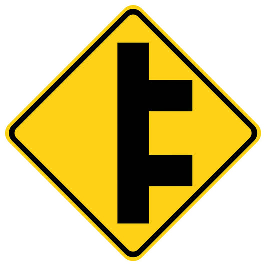 Double Side Roads Sign W2-8