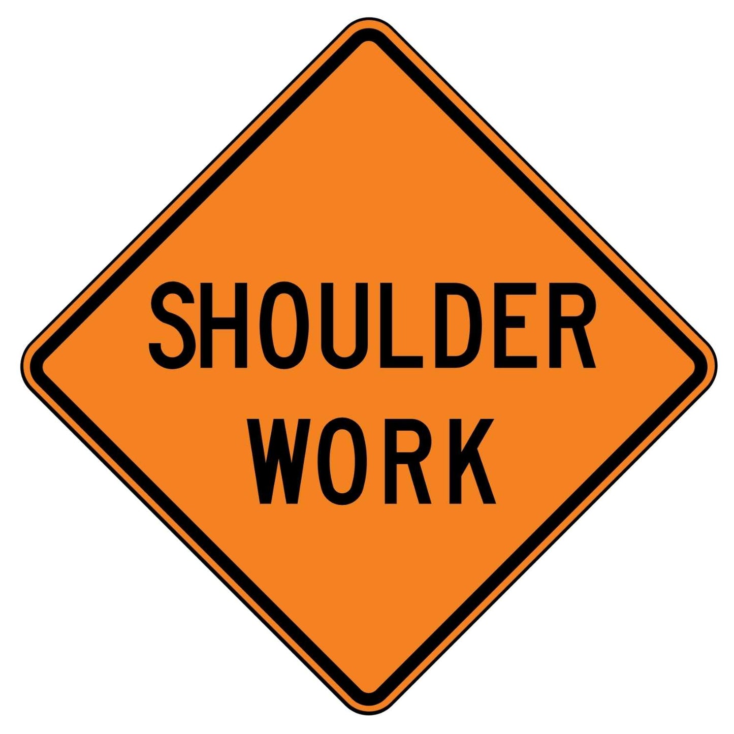 Shoulder Work Sign W21-5