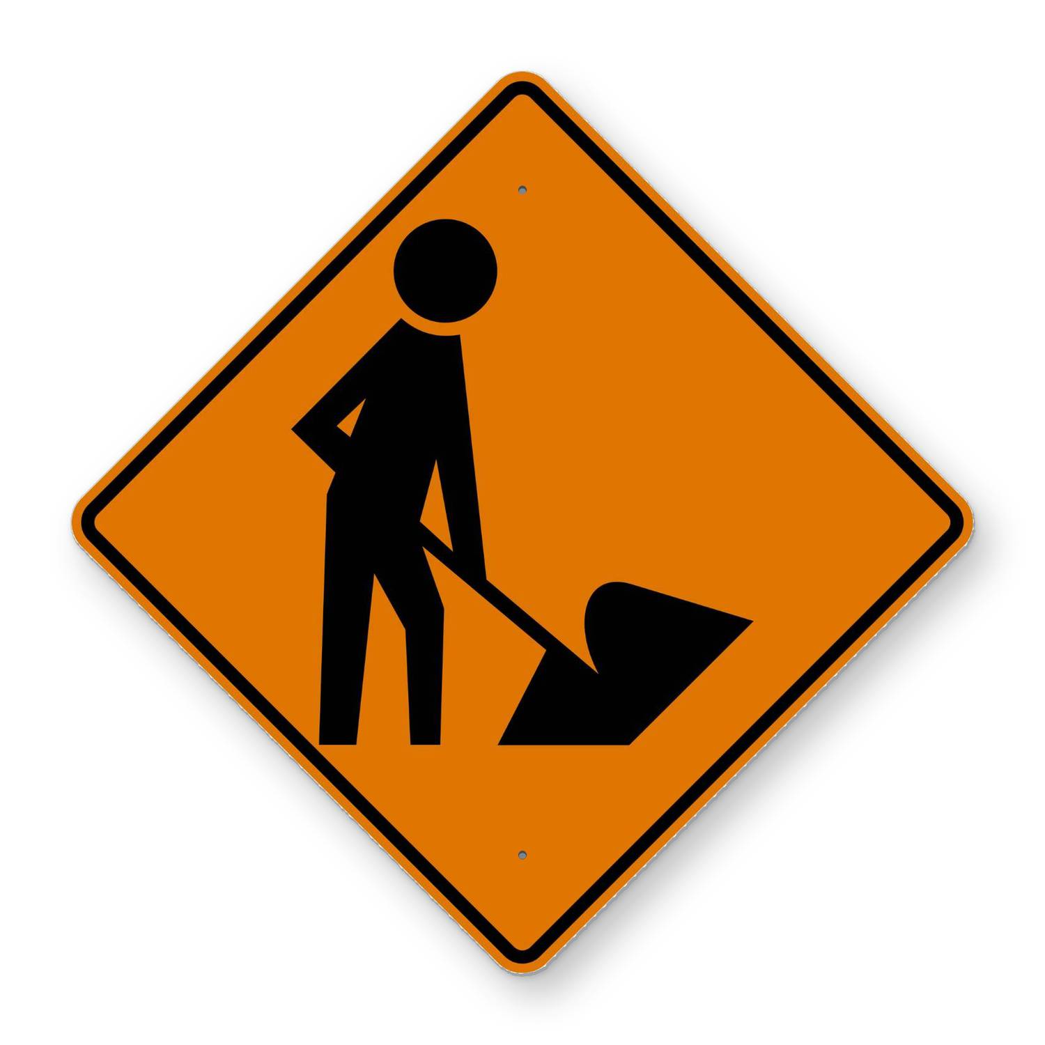 My Work Sign MUTCD Men At Work Sign Symbol W21-1 – Road Signs