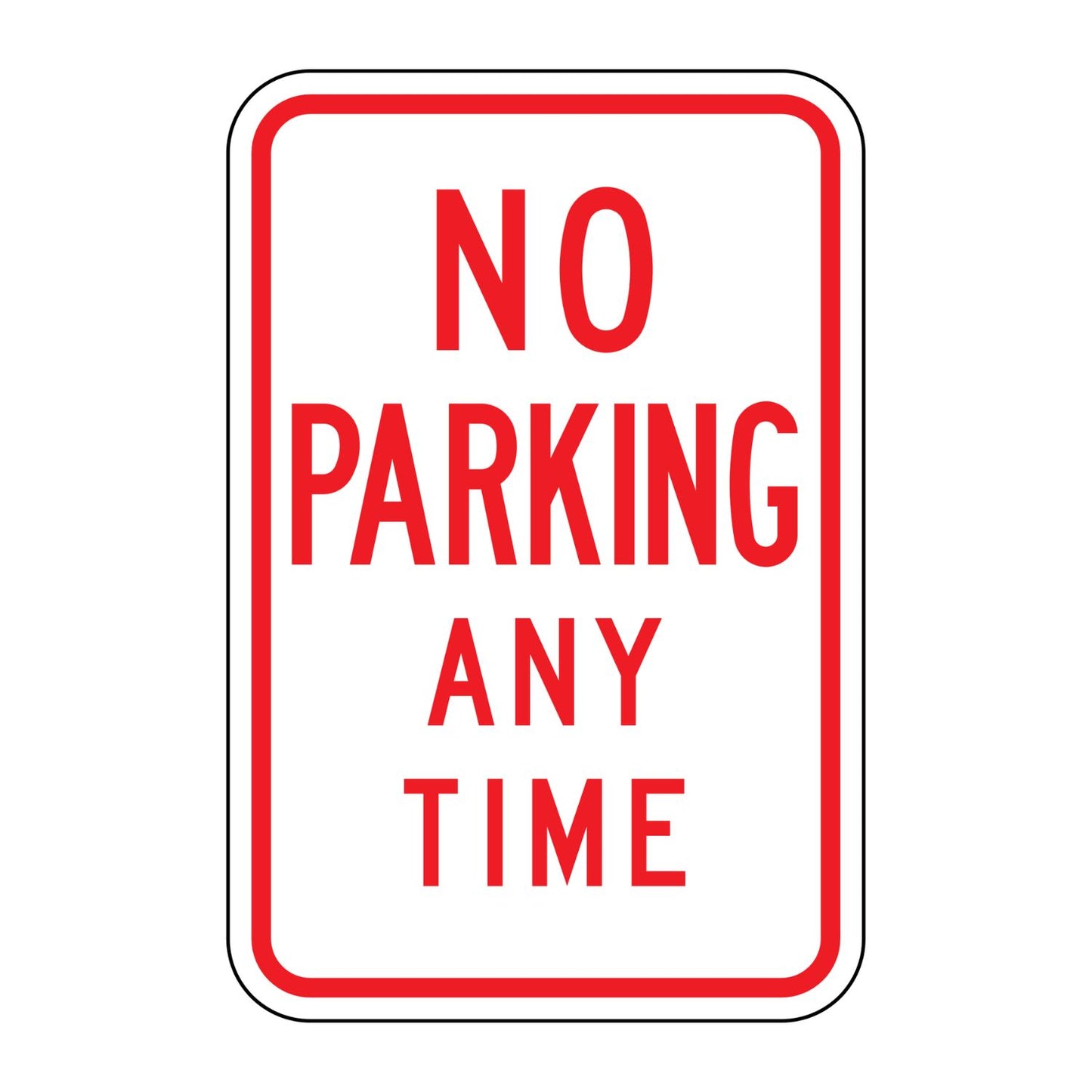 No Parking Any Time Sign R7-1