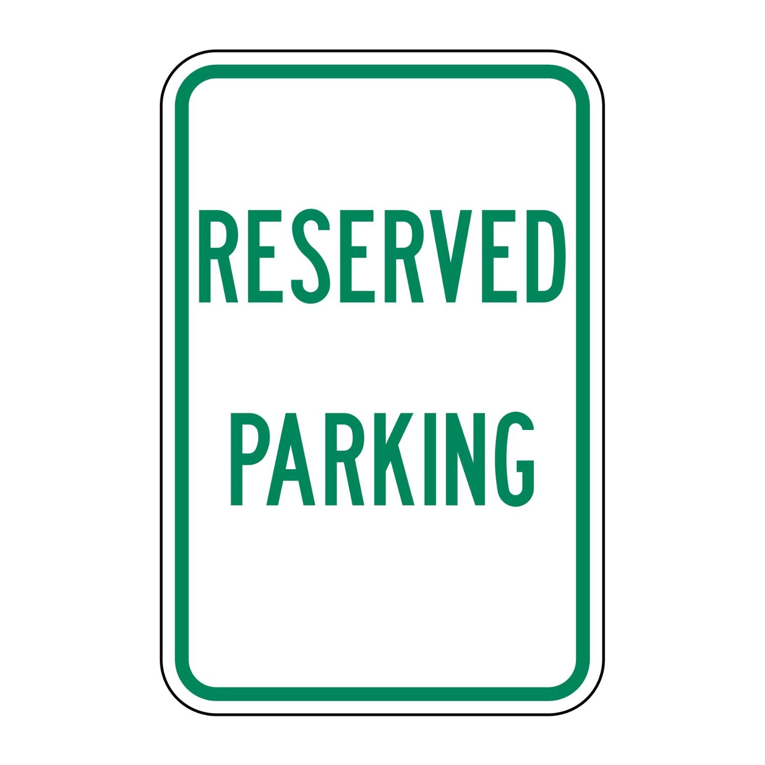 Reserved Parking Sign R7-326