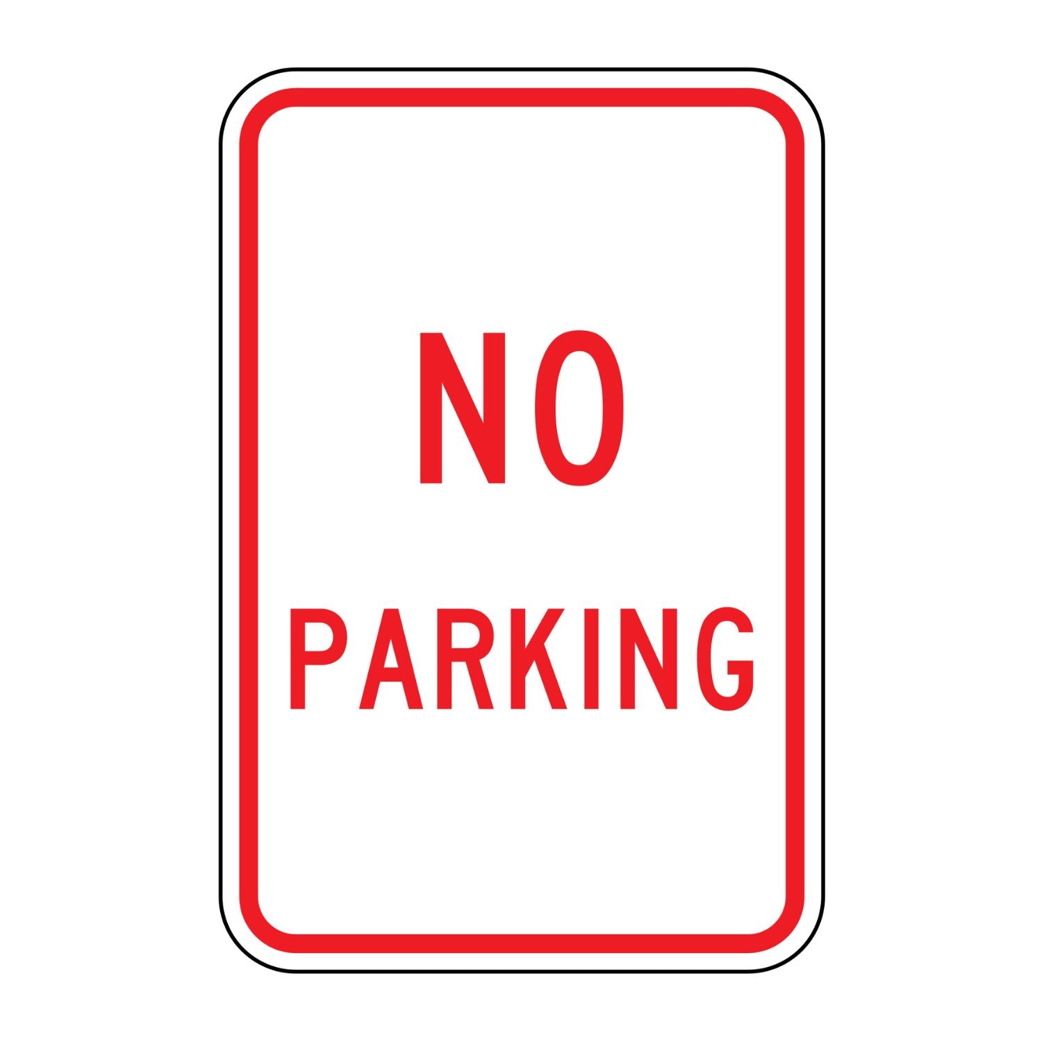 No Parking Sign R8-3A