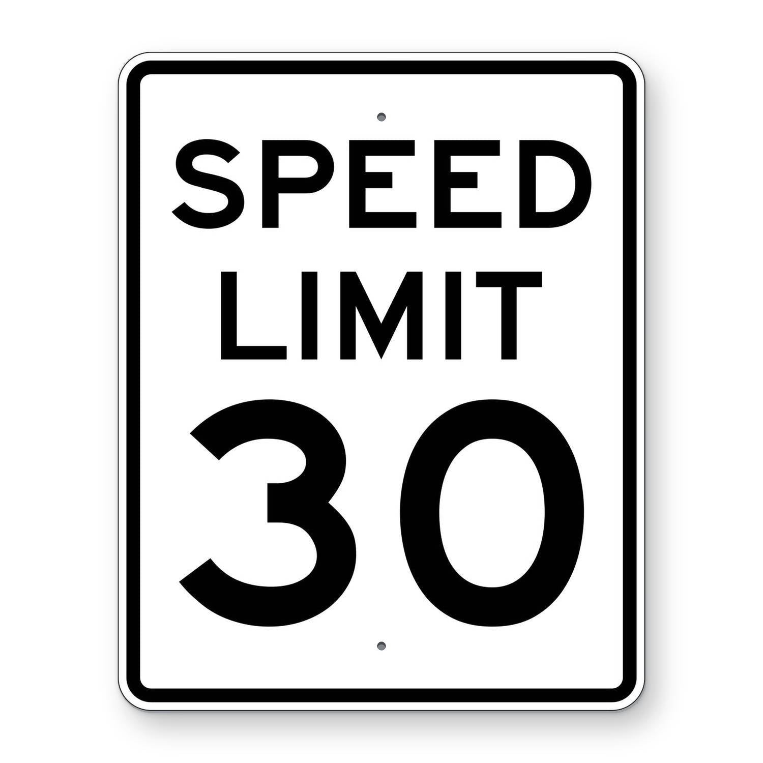Speed Limit 30 MPH Sign R2-1 – Road Signs