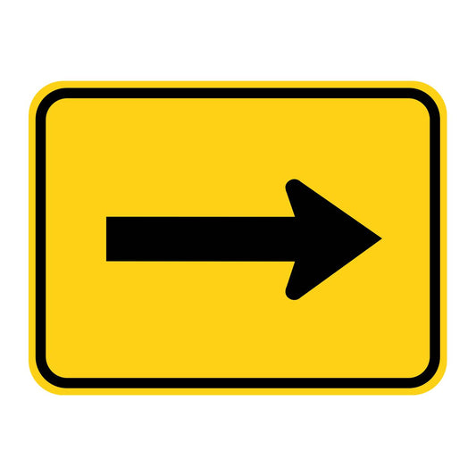 Supplemental Arrow Plaque Left or Right W16-5P