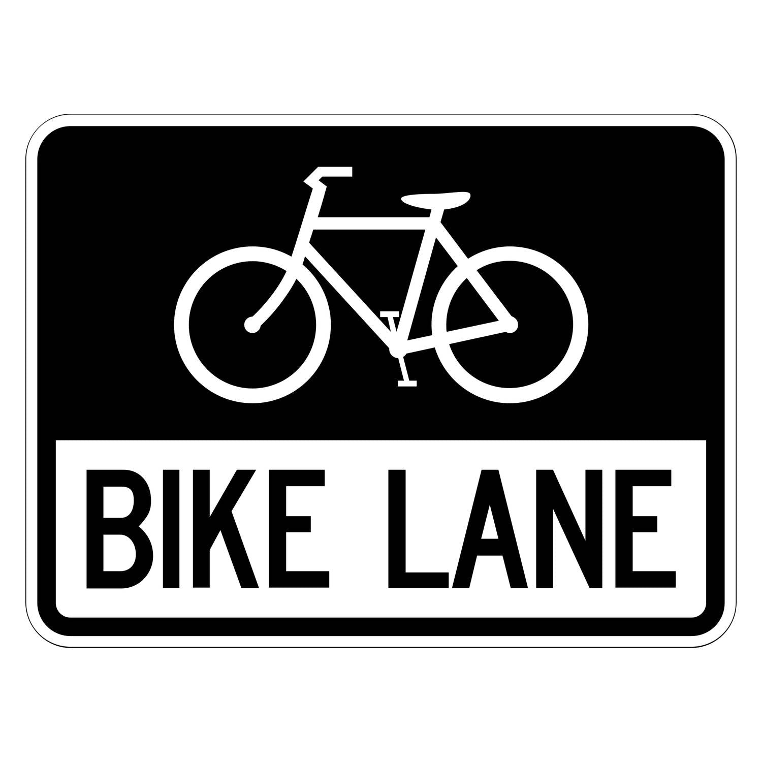 Bike Lane Sign R3-17