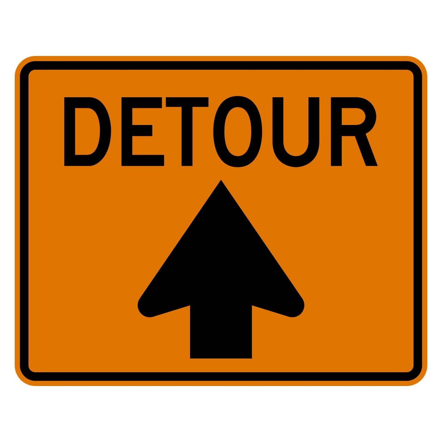 Detour Sign Up Arrow M4-9