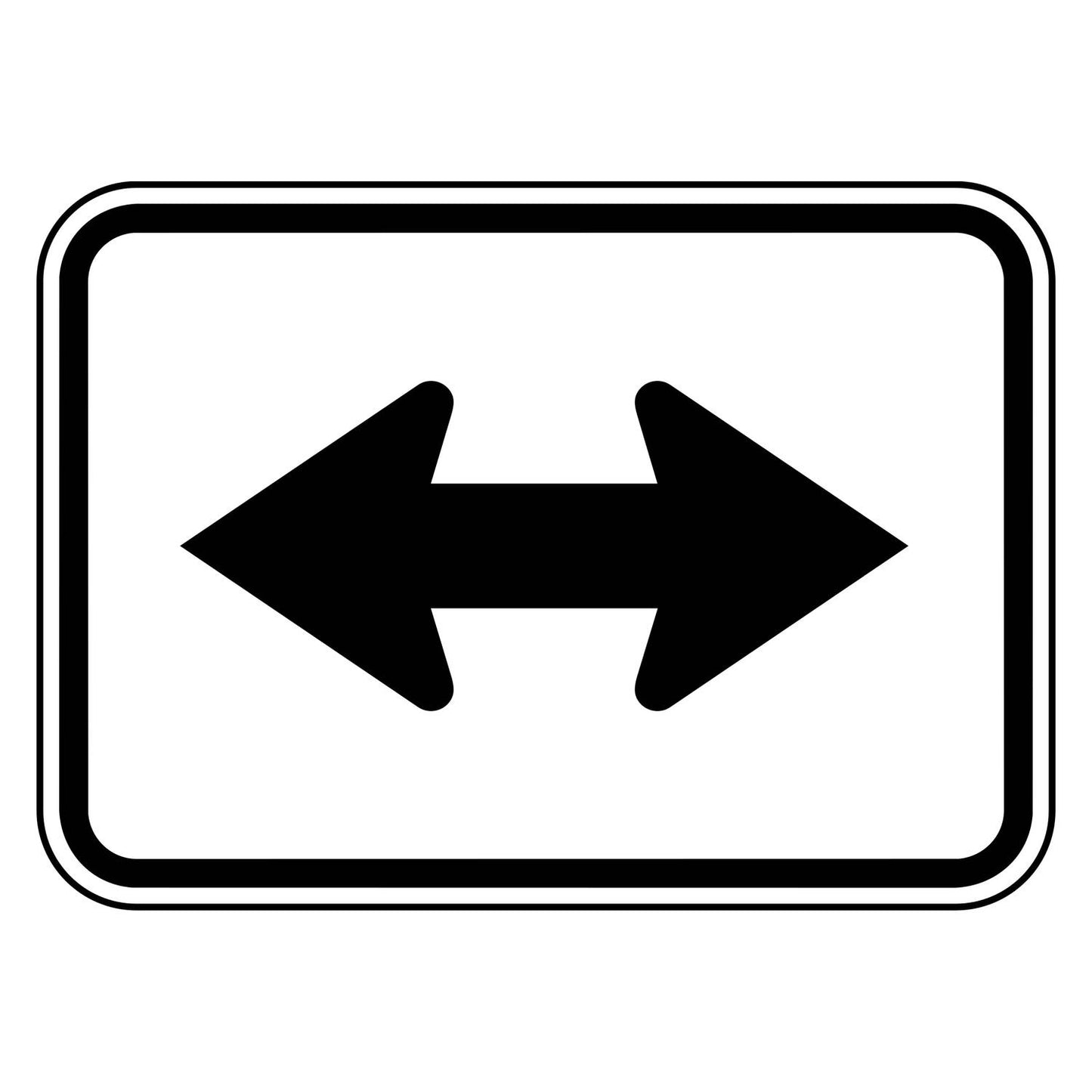 Double Arrow Plaque M6-4