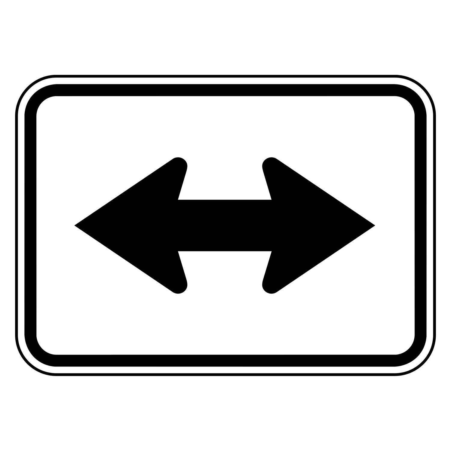 Double Arrow Plaque M6-4