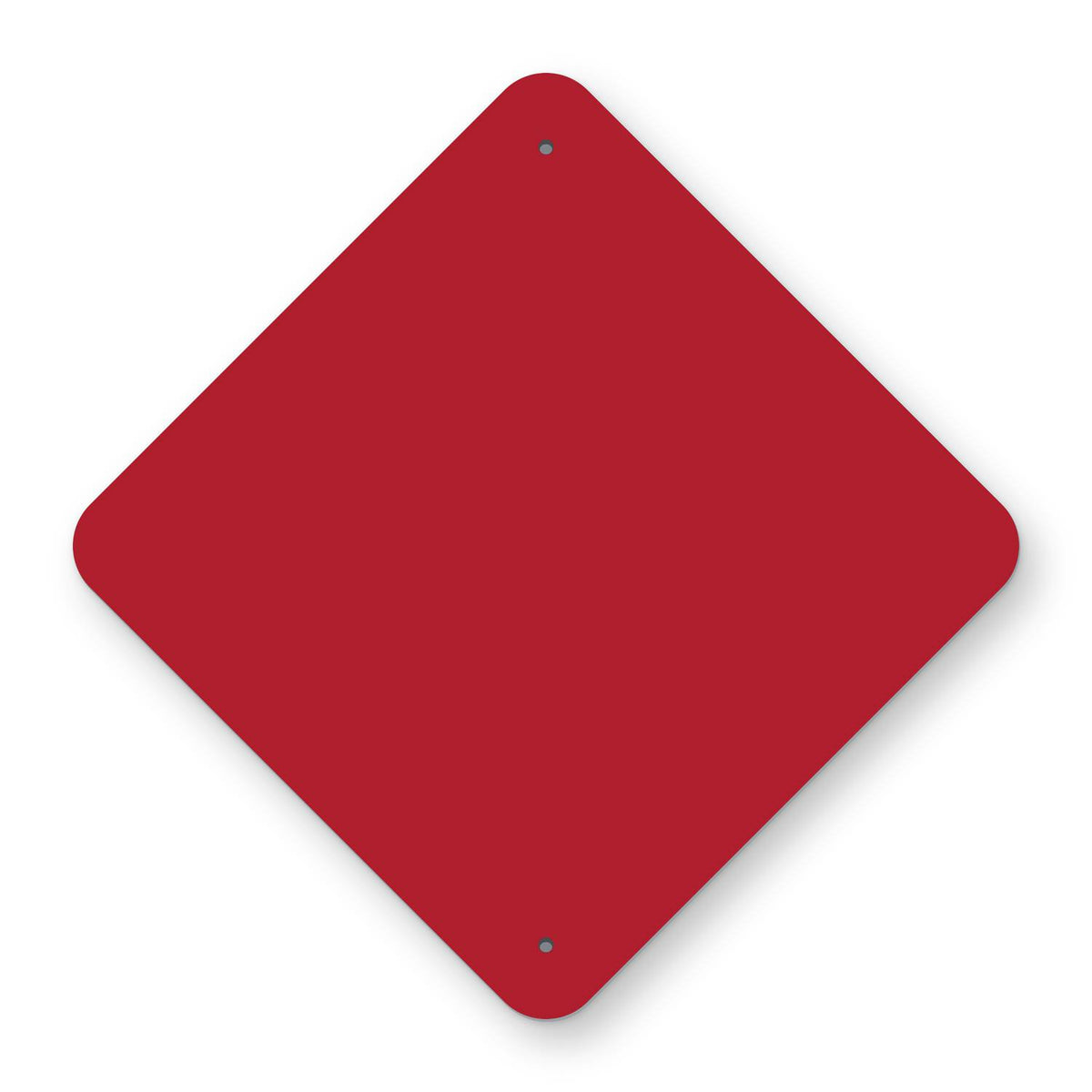 End of Road Marker OM4-3 - plain red reflective diamond
