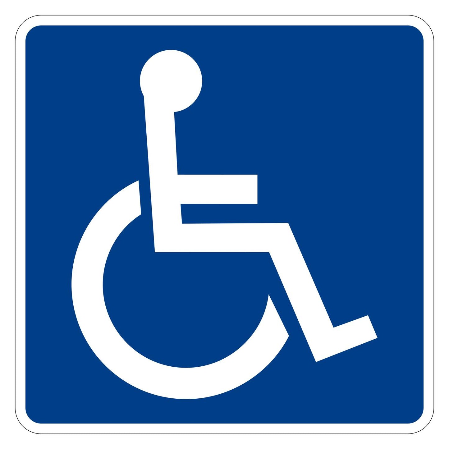 Handicap Symbol Sign D9-6