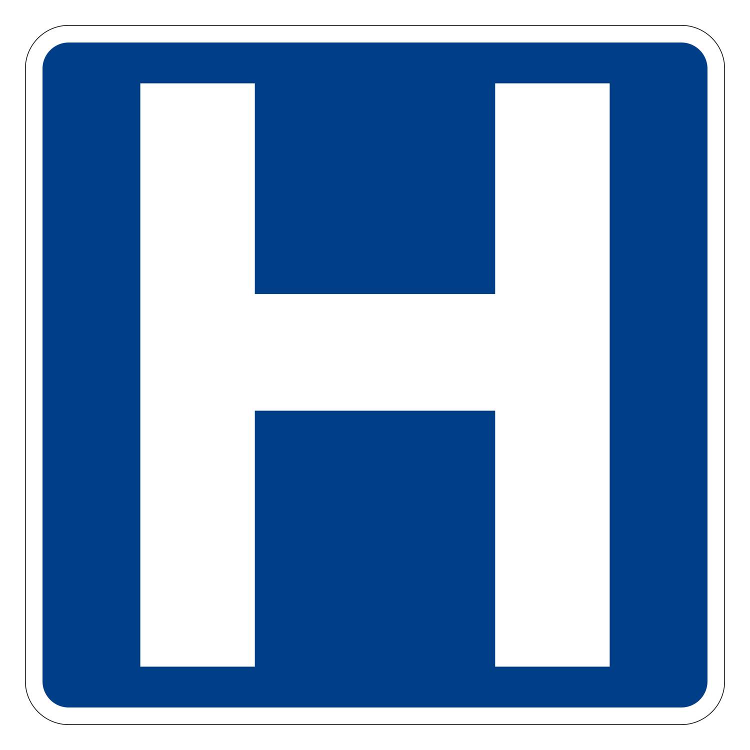 Hospital Symbol Sign D9-2