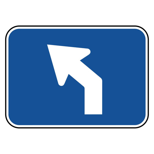 Interstate Advance 45 Degree Left Arrow Plaque M5-2L
