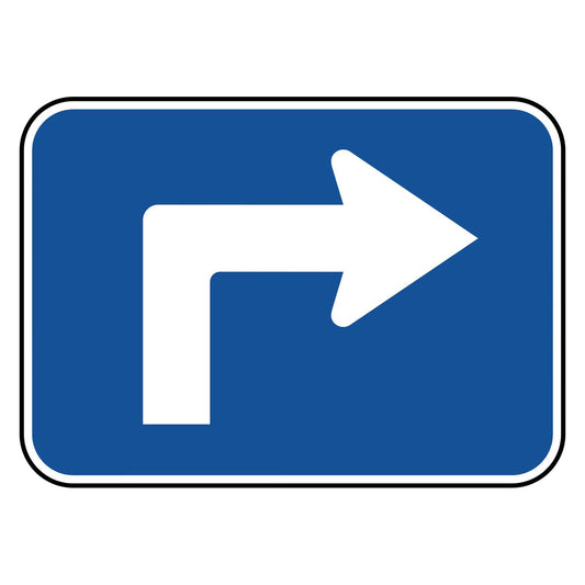 Interstate Advance 90 Degree Right Arrow Plaque M5-1R