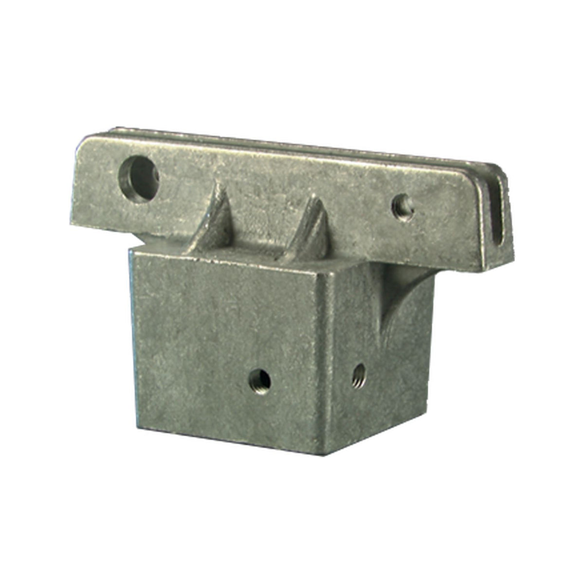 Square Post Street Name Sign Bracket - 2" square post, extruded blade, 5.5 in