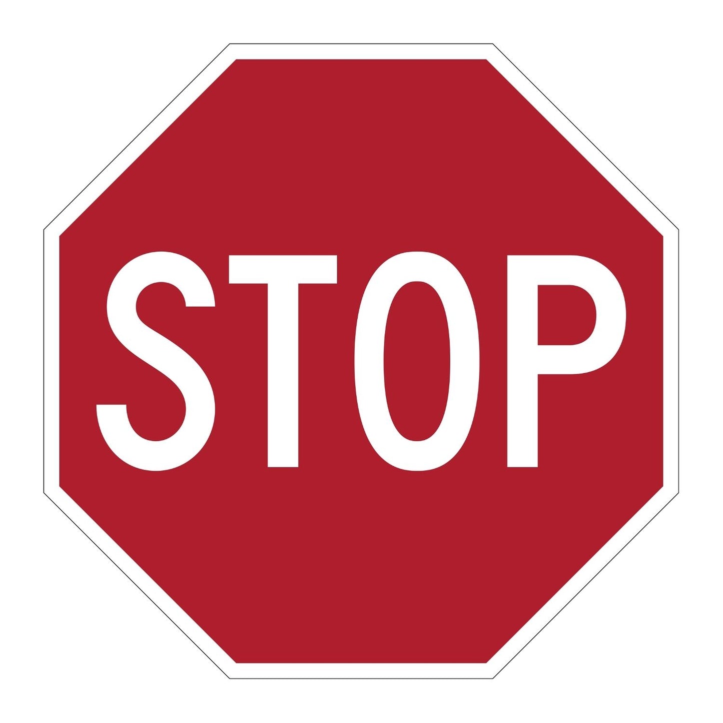 Official MUTCD Stop Sign R1-1