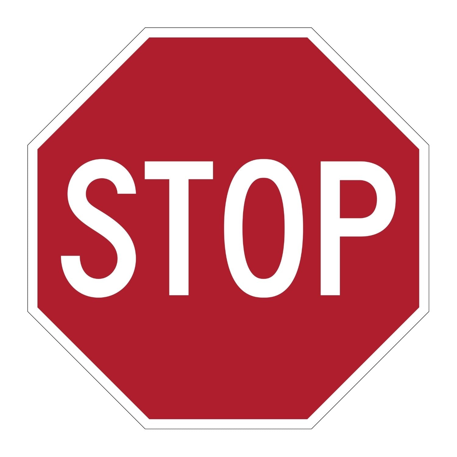 Official MUTCD Stop Sign R1-1