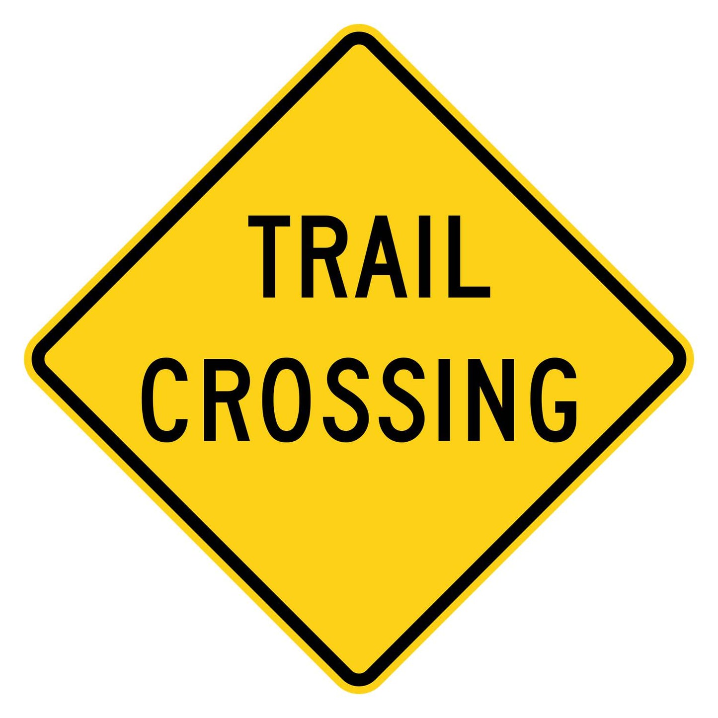Trail Crossing Warning Sign W11-15A