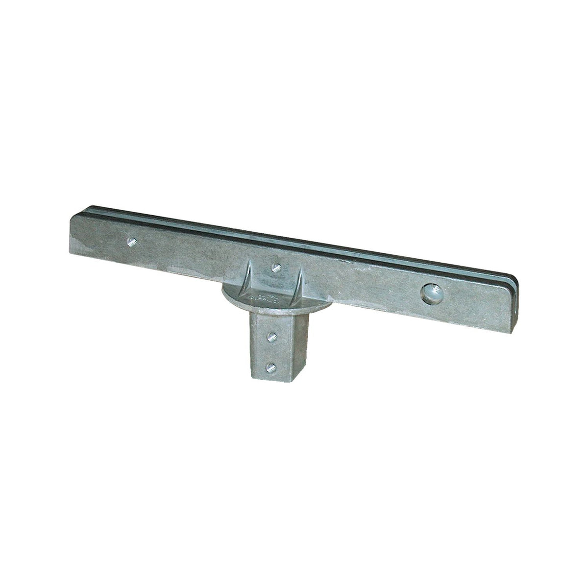 U-Channel Post Street Name Sign Bracket - Facing front (180°), flat blade, 12 in Jumbo