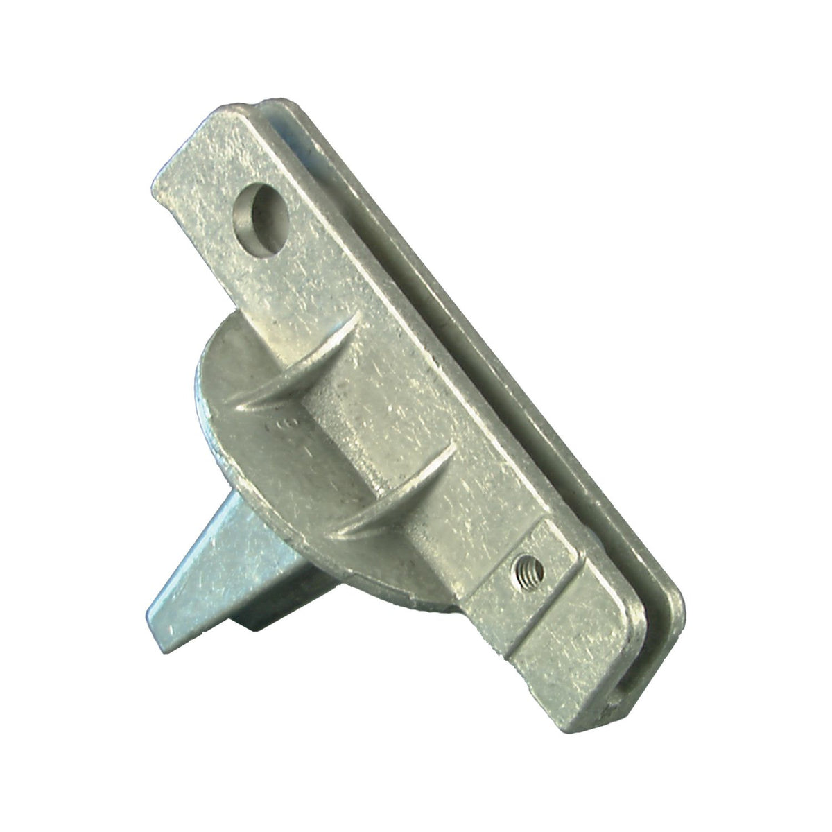 U-Channel Post Street Name Sign Bracket - Turned sideways (90°), extruded blade, 5.5 in