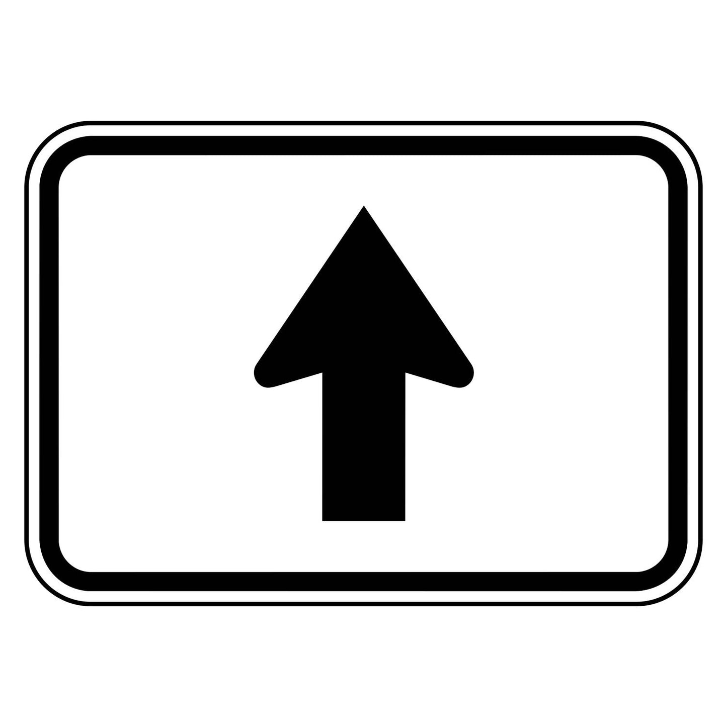 Up Arrow Plaque M6-3