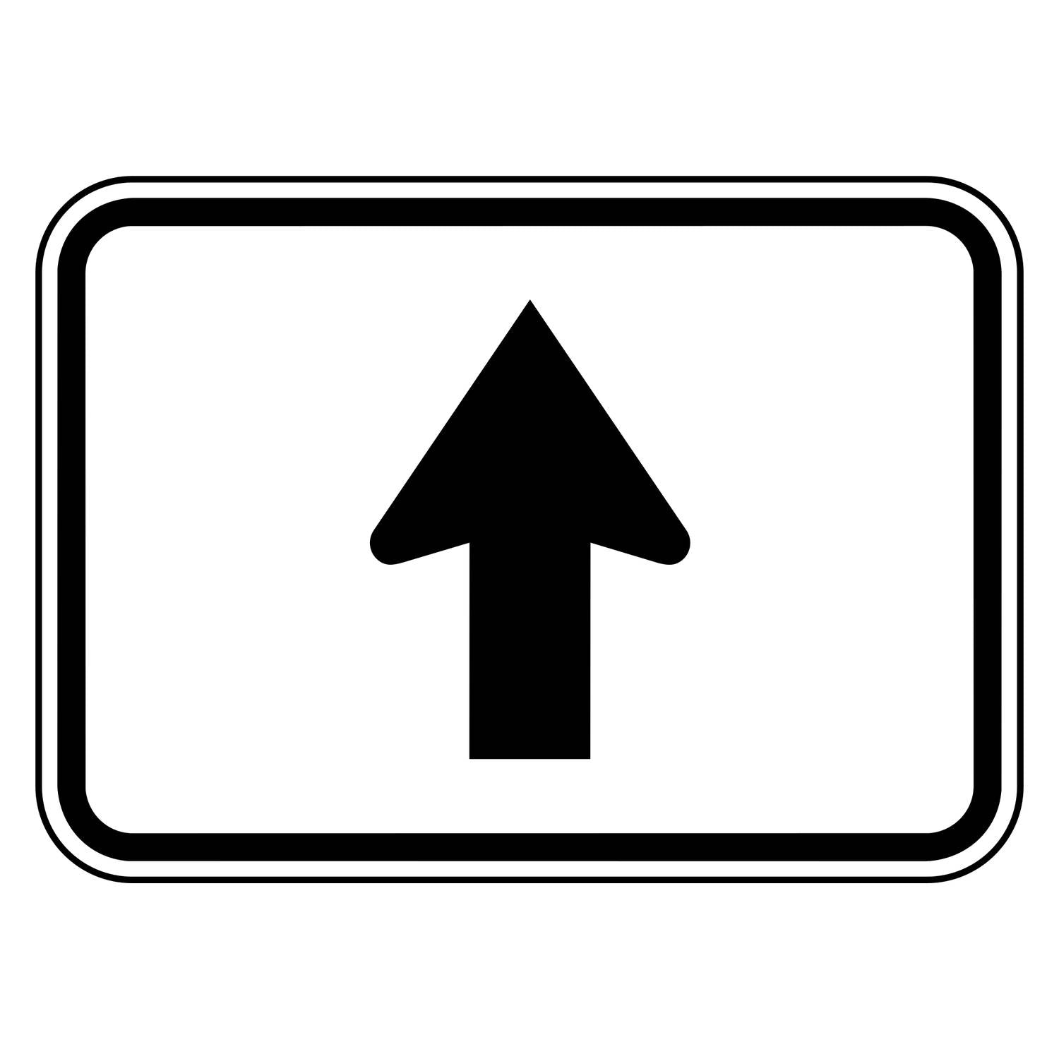 Up Arrow Plaque M6-3